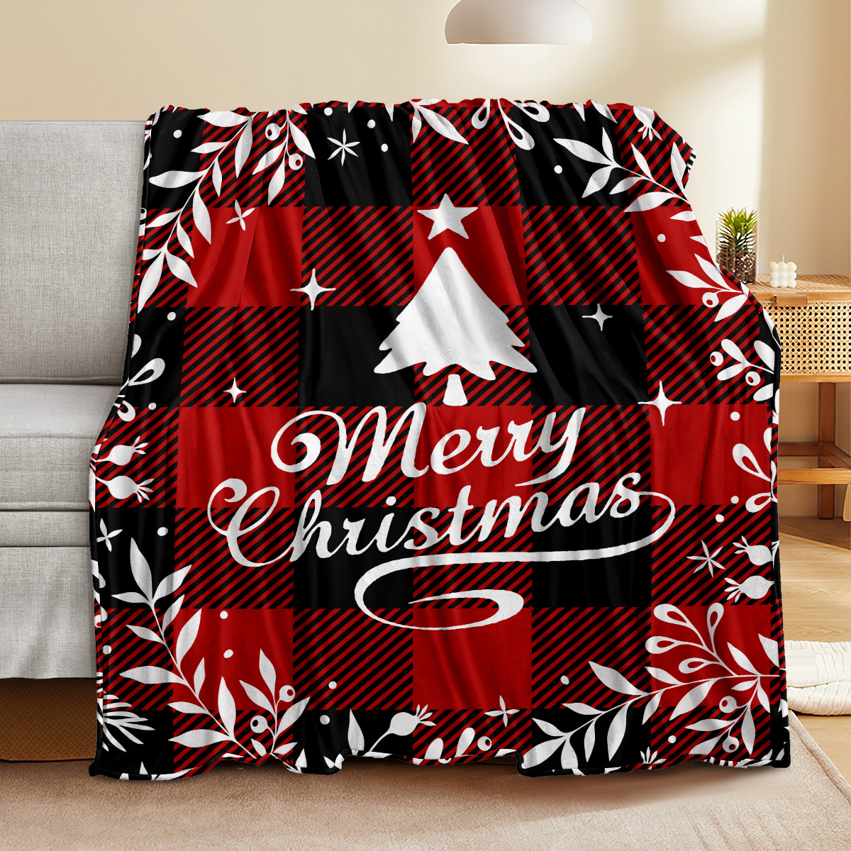 Gnome christmas online blanket