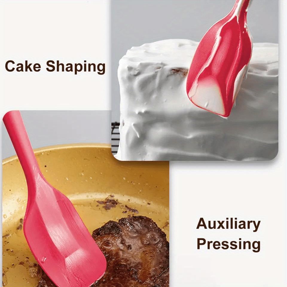 Silicone Spatulas Heat Resistant Non Stick Cookware rubber Temu