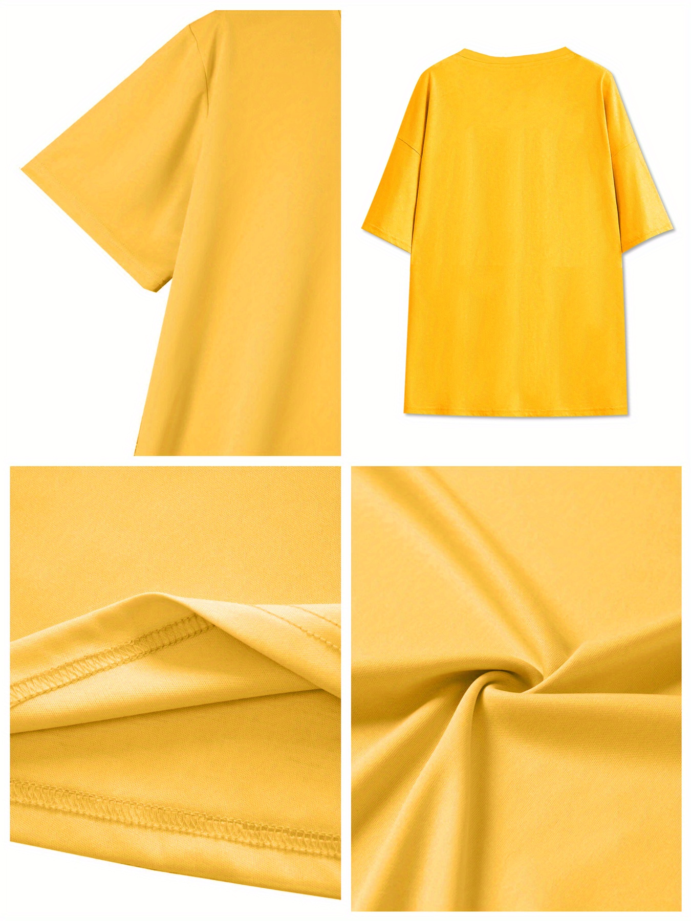 Loose Front Letter T-shirt