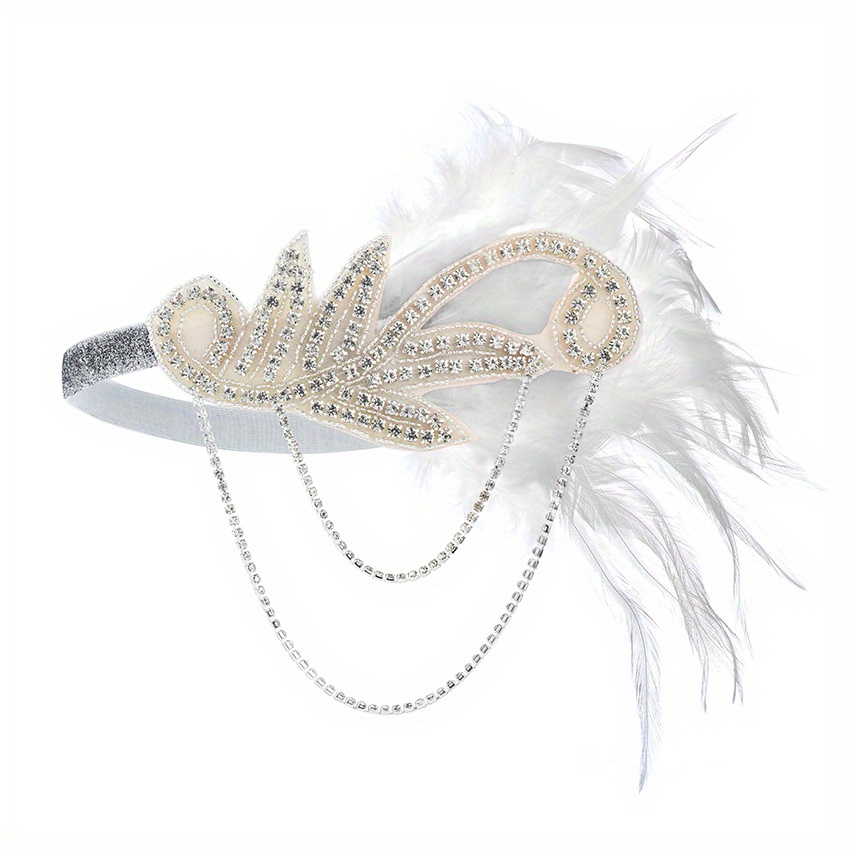 1920s Women's Flapper Headband Prom Party Hairband Vintage - Temu