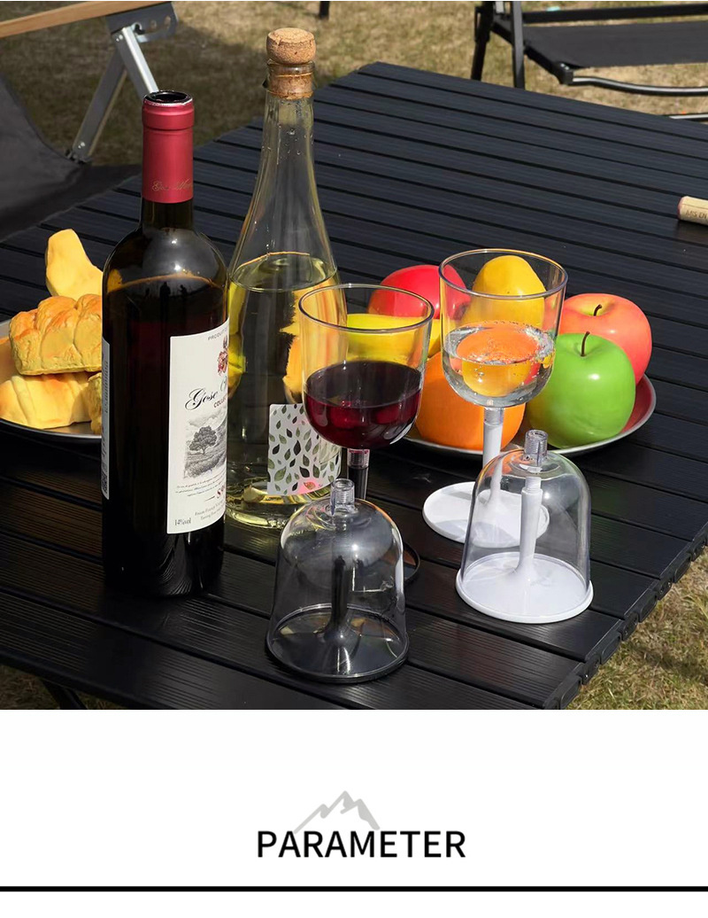 Wine Glass Anti fall Plastic Wine Cup Detachable Portable - Temu