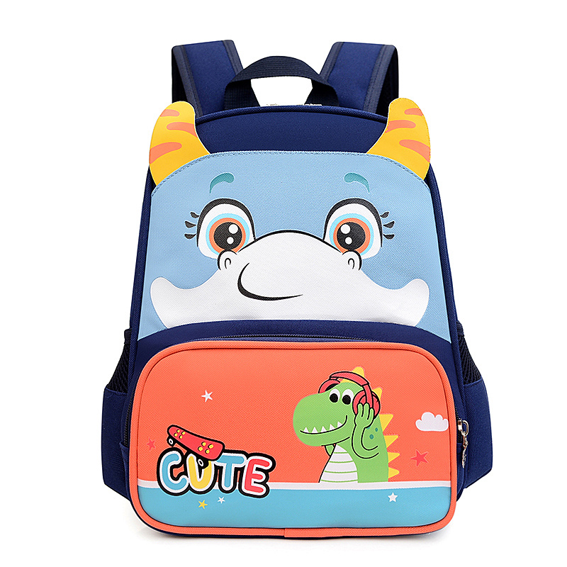 Kids Cartoon Rabbit Print Backpack Lightweight Large Capacity