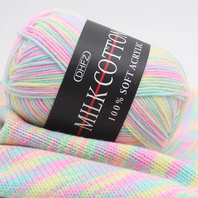 6pcs Knitting Crocheting Yarn For Hand Knit Sweater Hat Diy Amigurumi