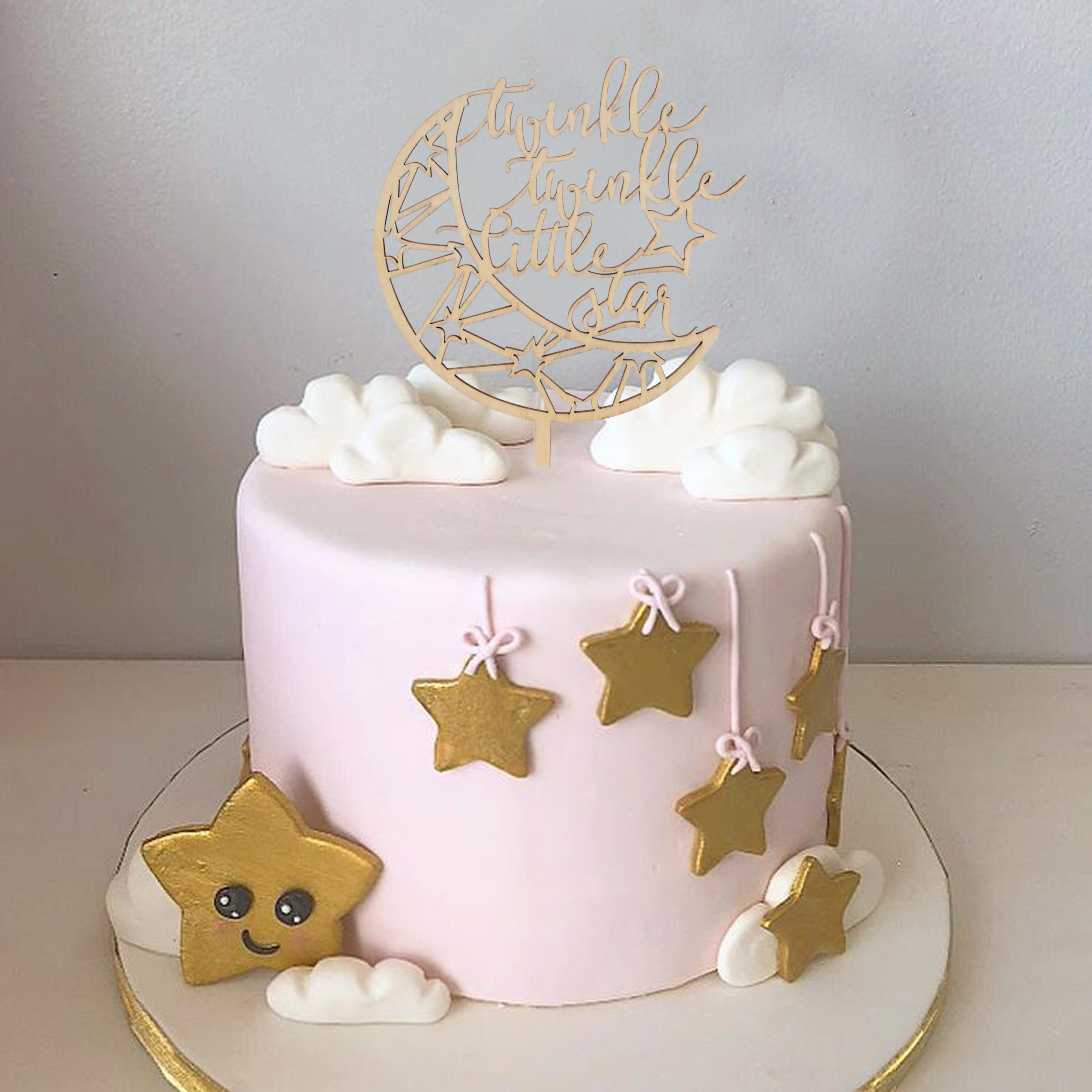 Twinkle Twinkle Little Star Cake Topper / For Baby Shower / - Temu