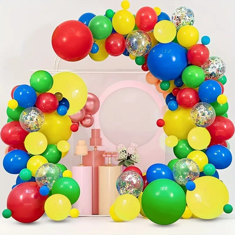 Globos grandes de 12 pulgadas de colores surtidos de alta calidad, helio  metálico, de látex, arcoíris, a granel, redondos para cumpleaños, bodas