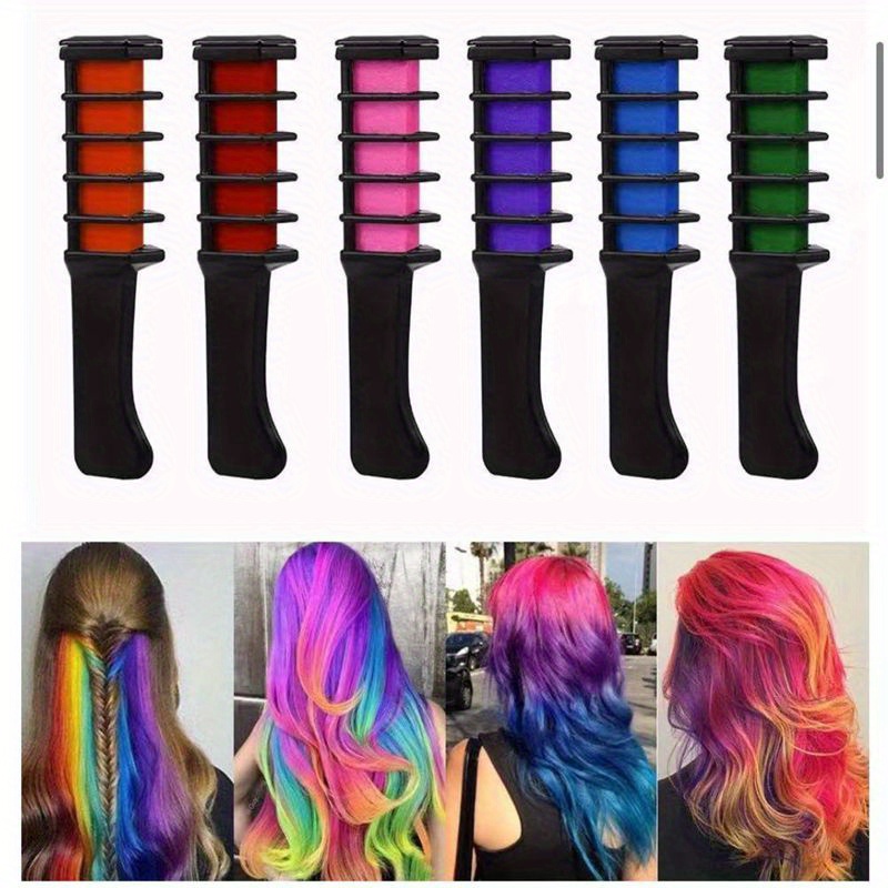 10 Color Hair Chalk for Girls Kids-New Hair Chalk Comb Temporary Washable  Hair Color Dye for Girls Kids-7 8 9 10 Year Old Girl Gifts-Birthday Gift  For