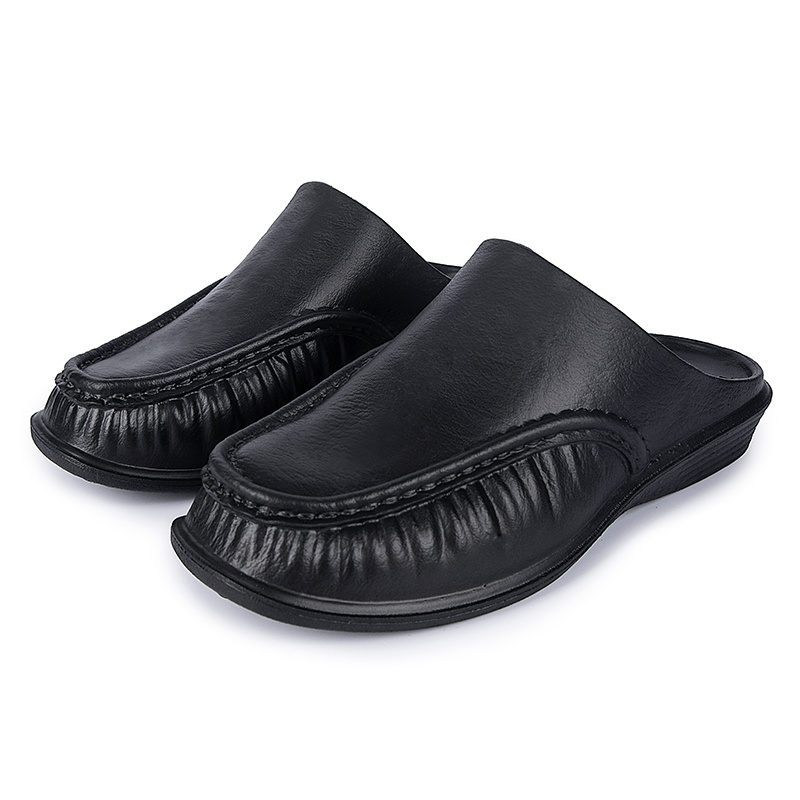 Men's Slipon Mules, Casual Walking Slippers Outdoor, Backless Loafers