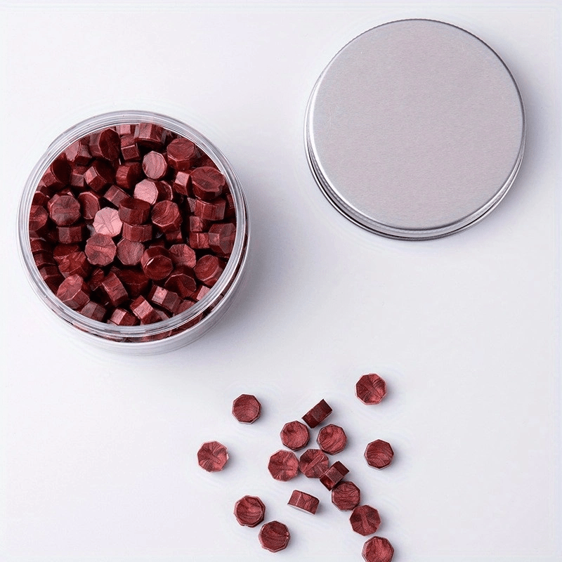Wax Seal in Wine Red Pearlised