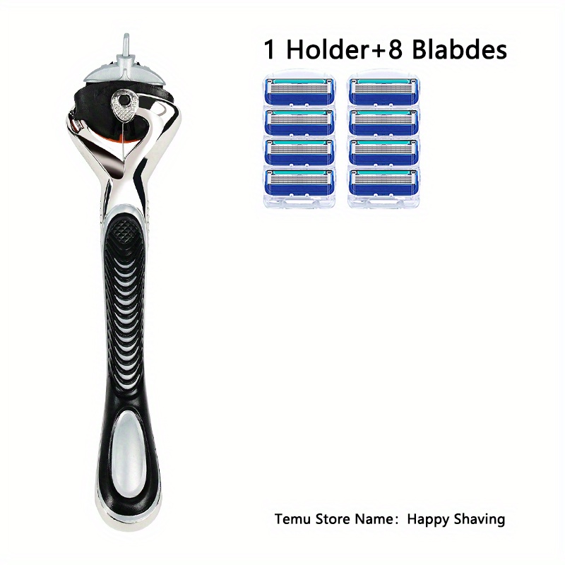 5-Layer Reusable Stainless Steel Safety Razor Shaving Set