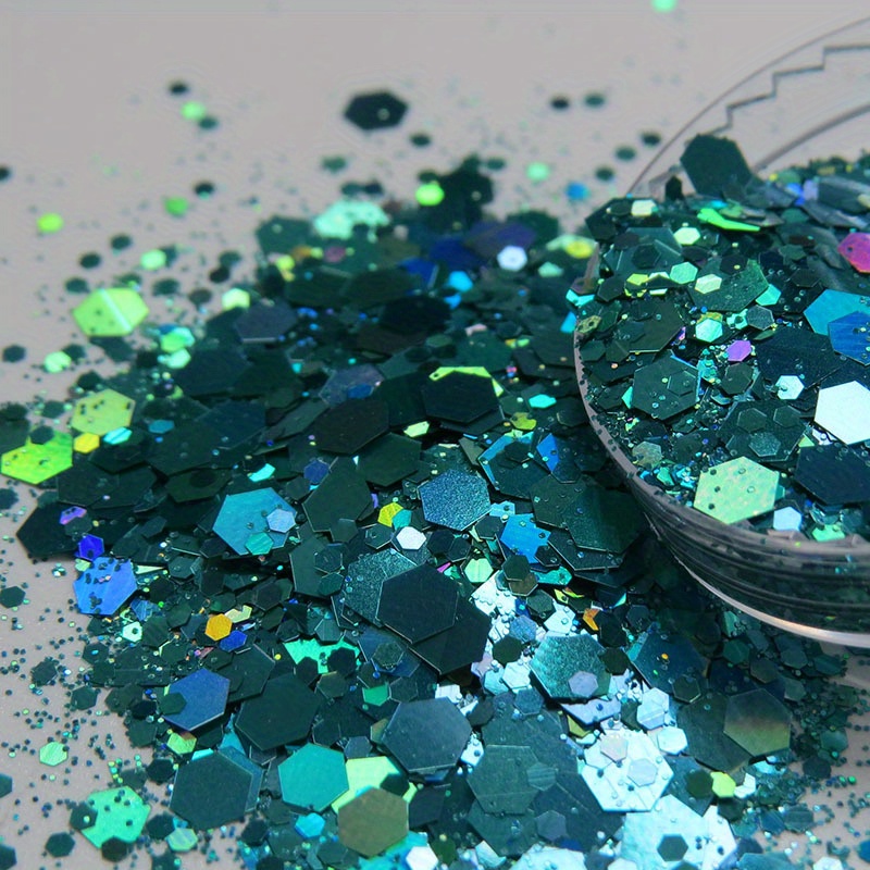 Holographic Round Resin Sequins Glitter For Epoxy Resin - Temu