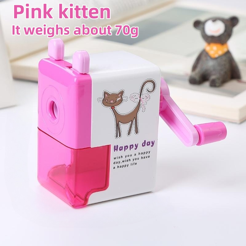 Cartoon Pencil Sharpener Pencil Sharpener Creative Labor - Temu