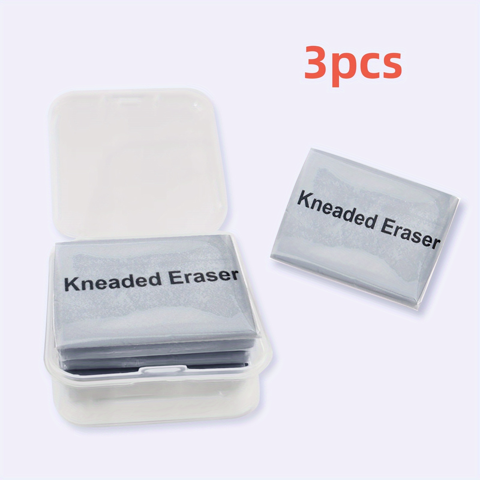 5 kneaded erasers for drawing, charcoal, pastel colors - artificial gum,  moldable putty rubber, no forging eraser for artists rubber erasers, art  sketching supplies?40 x 40 x 10 mm : : Stationery & Office Supplies