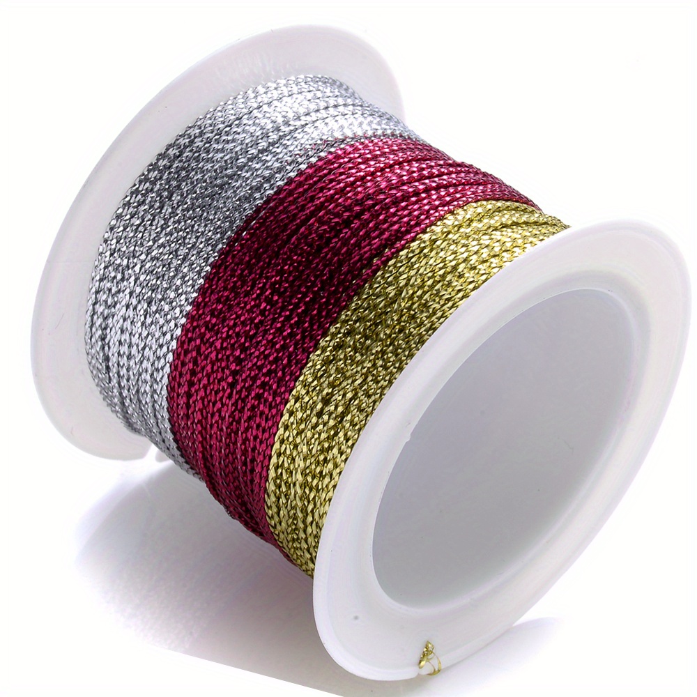 Length Thickness Golden Silvery Color Thread Cord Packing - Temu Italy