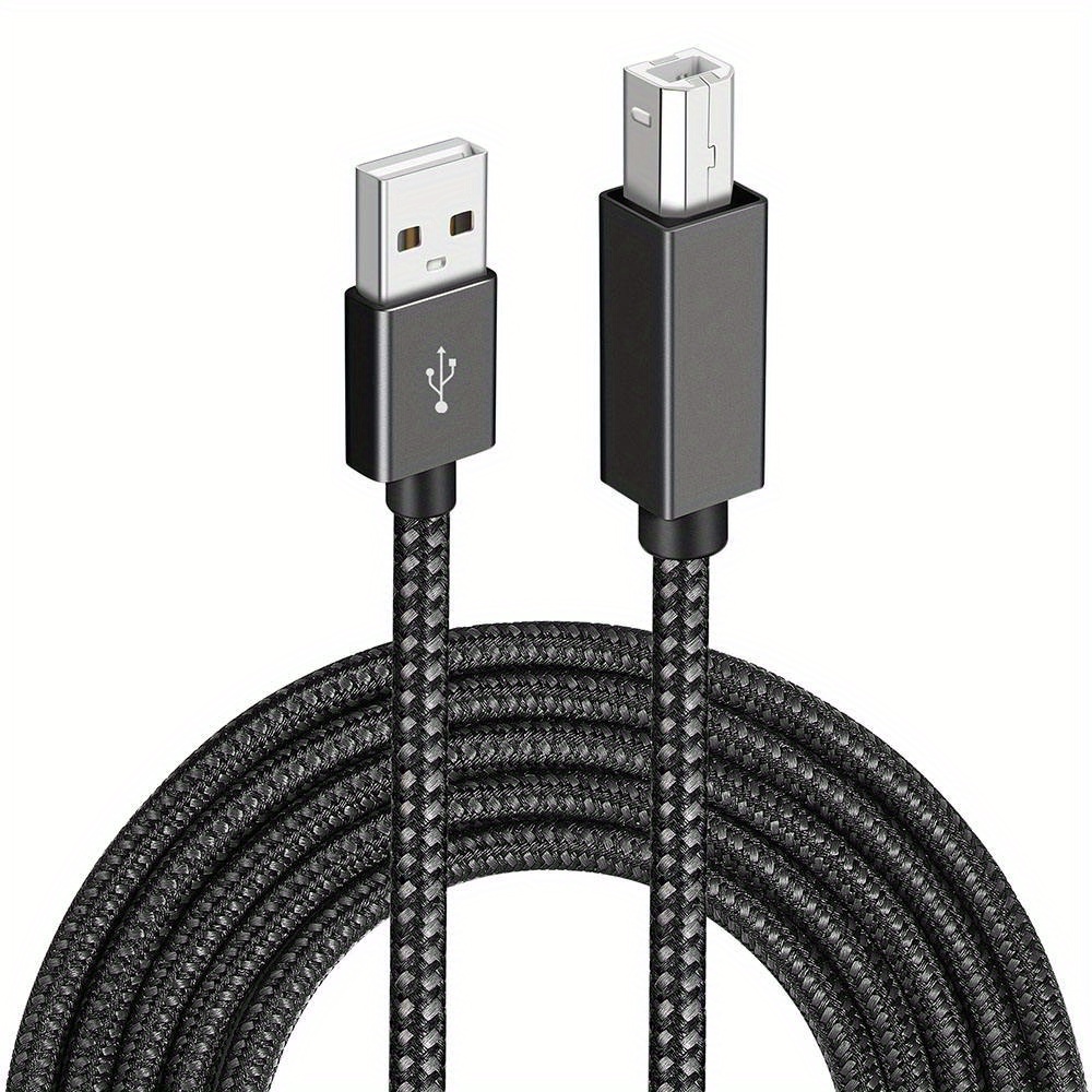 Câble d'imprimante USB 2 en 1 3.28ft / 1m avec câble d'imprimante USB C  vers Midi, câble USB Midi USB C à U