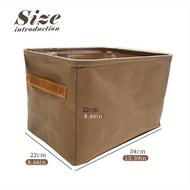 Clothing Storage Basket Organizing Household Wardrobes Temu