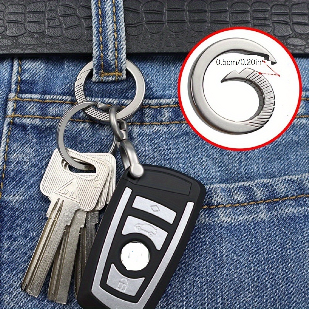 Alloy Keychain Car Key Chain Waist Hanging Key Ring Key Holder - Temu