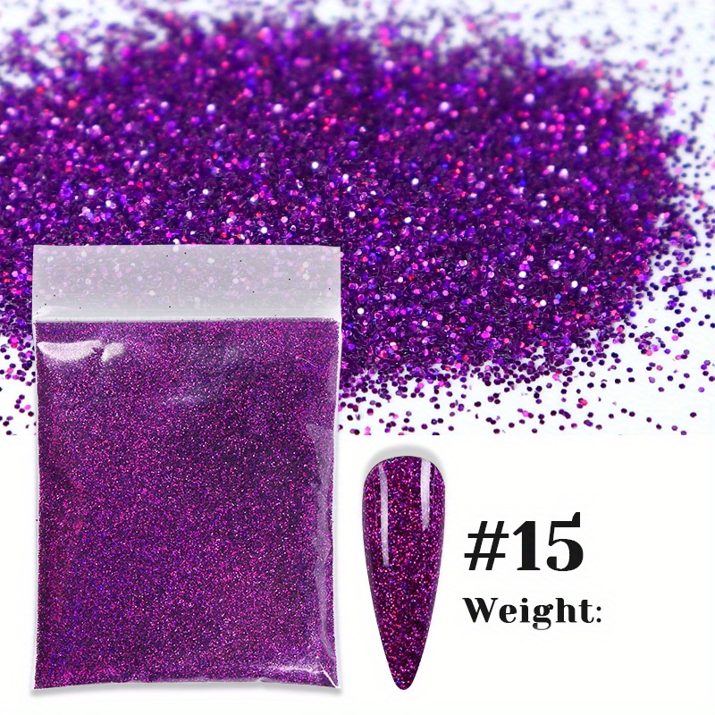 Purpurina extrafina, 7.41 onzas/7.41 oz en polvo de purpurina de resina,  purpurina fina para manualidades, purpurina metálica a granel para resina