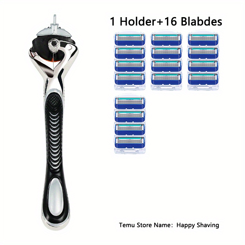 5-Layer Reusable Stainless Steel Safety Razor Shaving Set