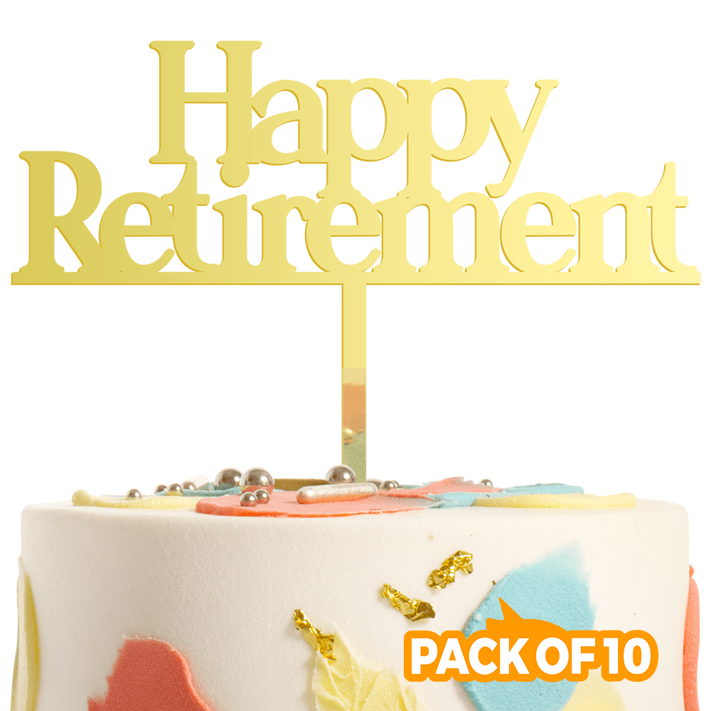 Happy Retirement Cake Topper Picks For Retired Party Acrylic