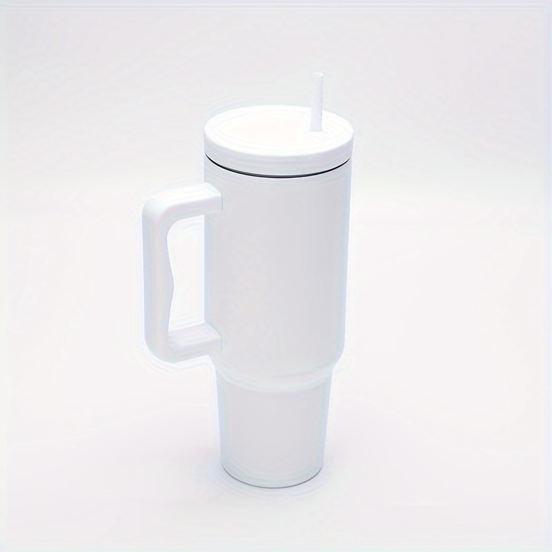 Mighty Mug Plastic Travel Mug, No Spill Double Wall Tumbler, Cold/Hot, Cream