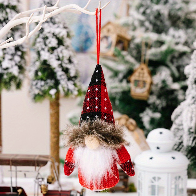 Gnome Christmas Decorations Hanging Handmade Gnomes With Led - Temu