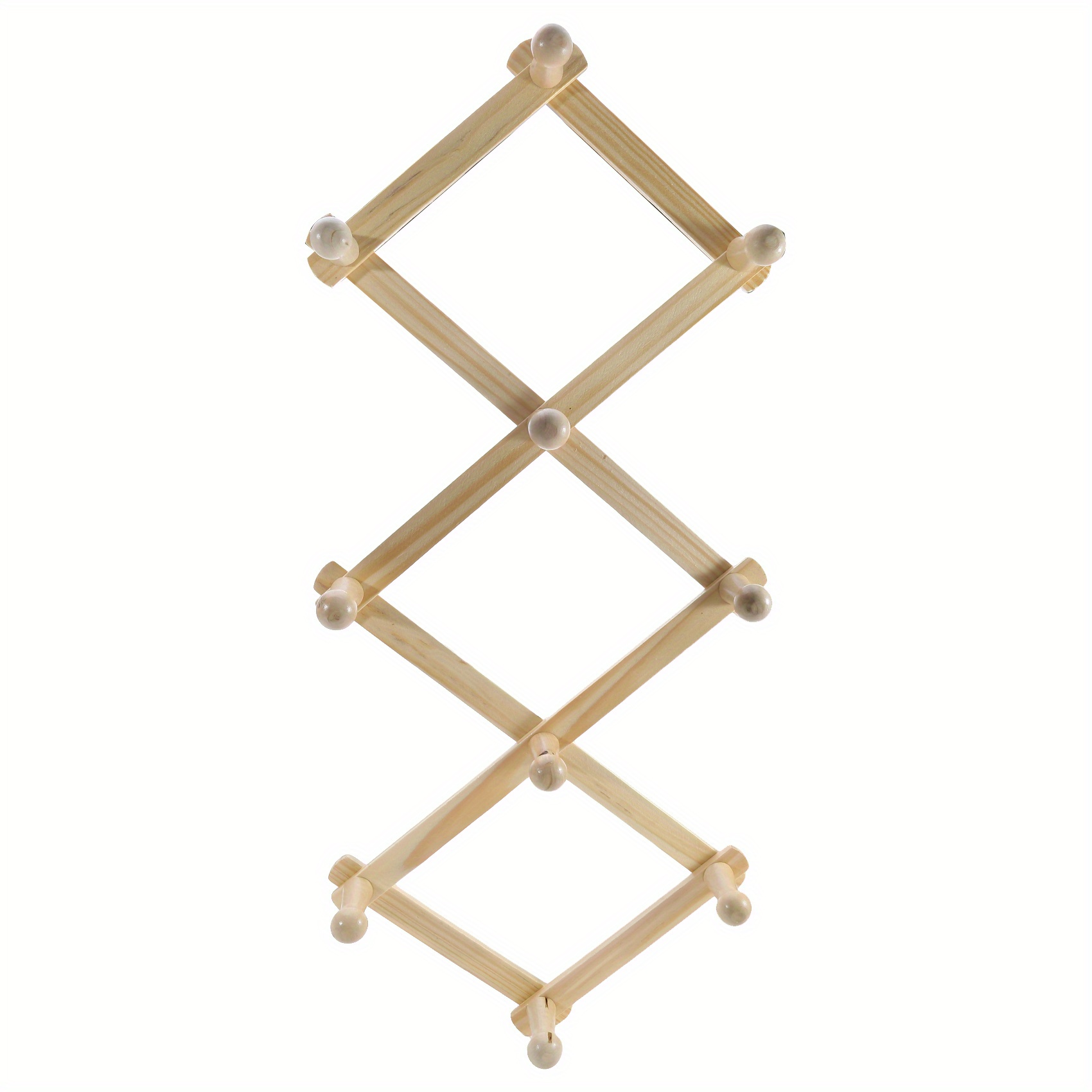 Wooden Folding Coat Rack Wall Mounted Retractable Drying Temu