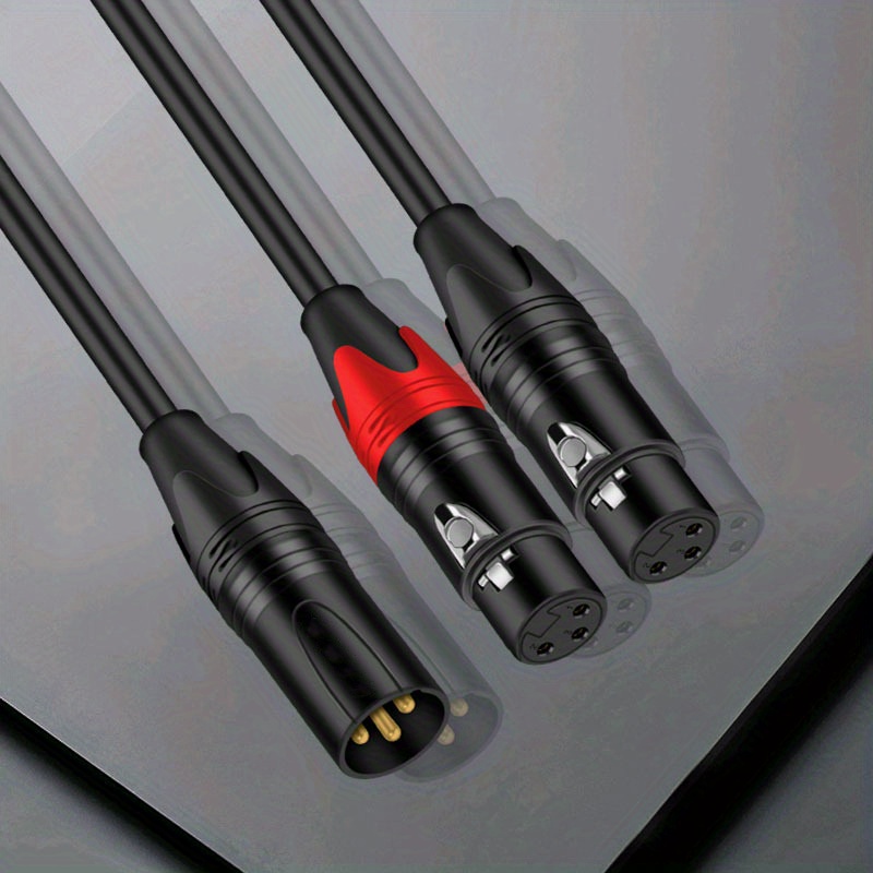 Dac Audio Adapter Xlr Male 4 Pin To Jack Xlr Converters - Temu