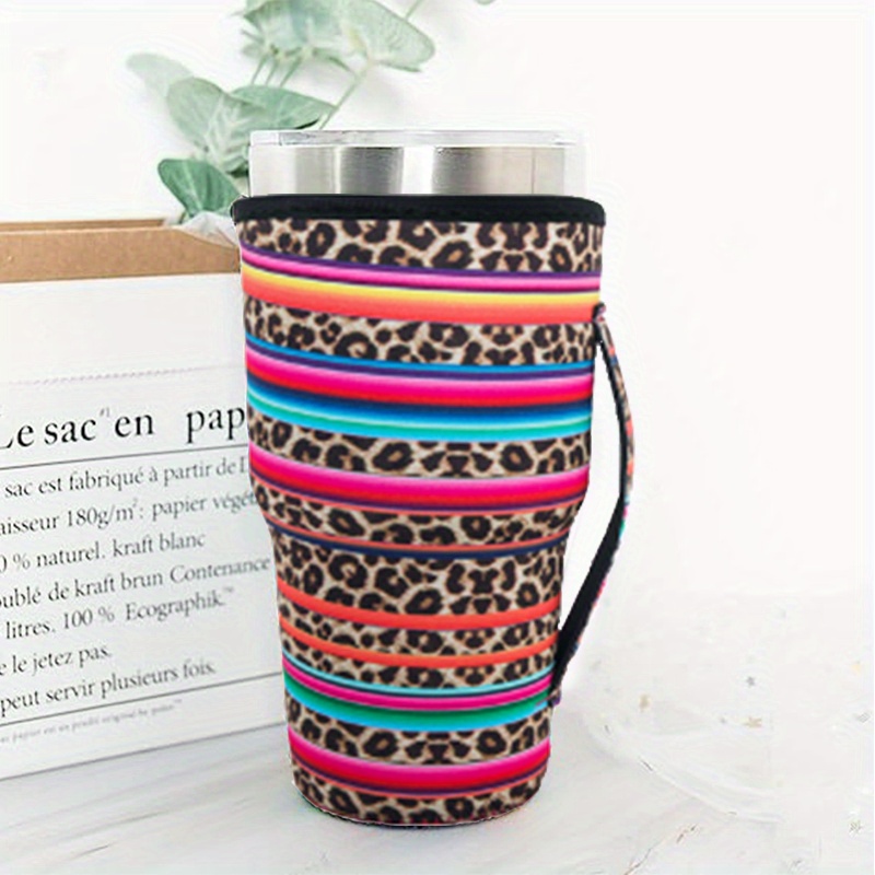 Reusable Iced Coffee Cup Sleeve Insulated Cup Cover Water - Temu