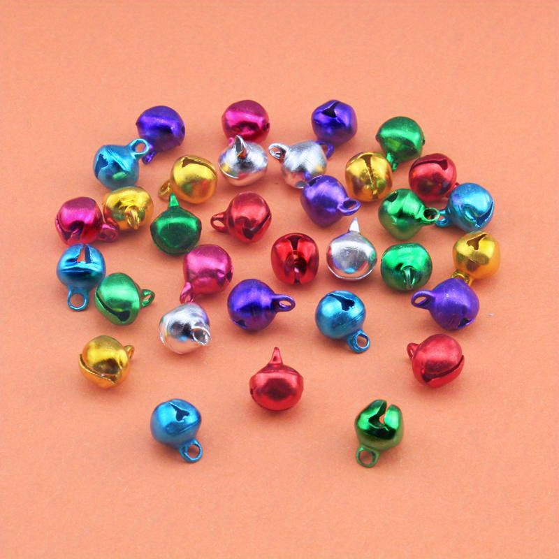 6mm-14mm Mix Colors Loose Beads Small Jingle Bells For Festival