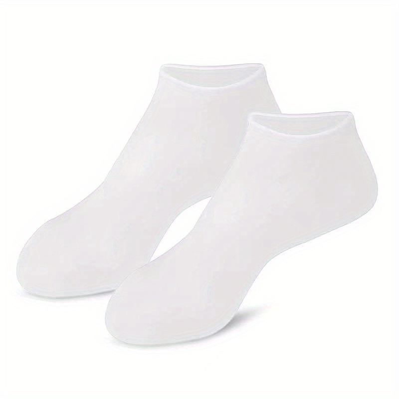 1 Pair of Non-Slip Silicone Moisturizing Aloe Socks - Soft, Only Fit  Night/Home, Long-Term Use & Replace Regularly