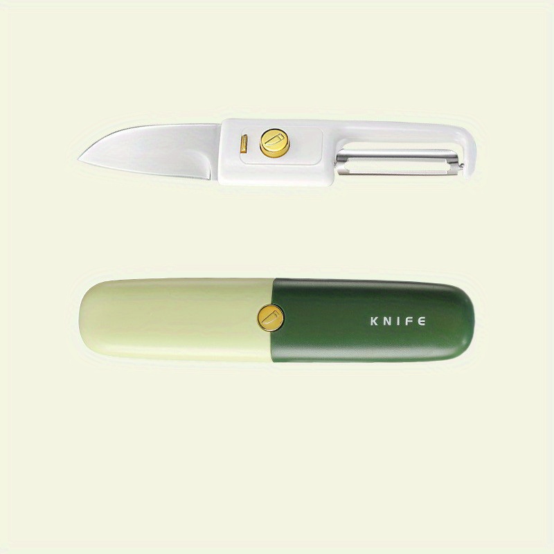 Ceramic Knife 2Pcs/Set Kitchen Knives Peeler Set Plastic Handle