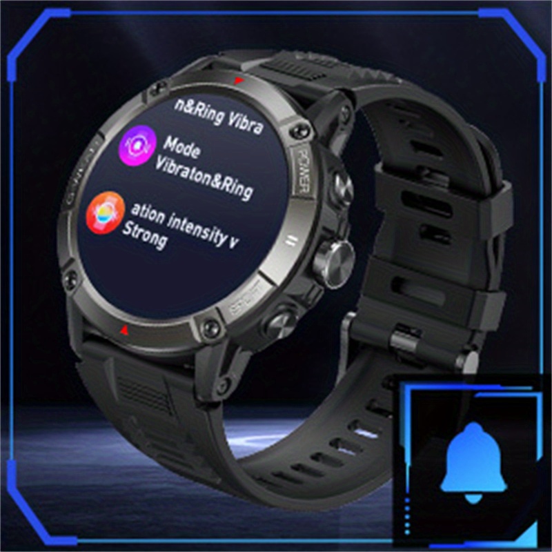 Canmixs Reloj Inteligente Hombres Diales Responder Llamada Reloj Hombre  Prueba Agua Brújula Monitoreo Sueño Información Recordar Tiempo Podómetro  Consumo Calorías Cálculo Distancia Múltiples Modos Deportivos Reloj  Inteligente Android