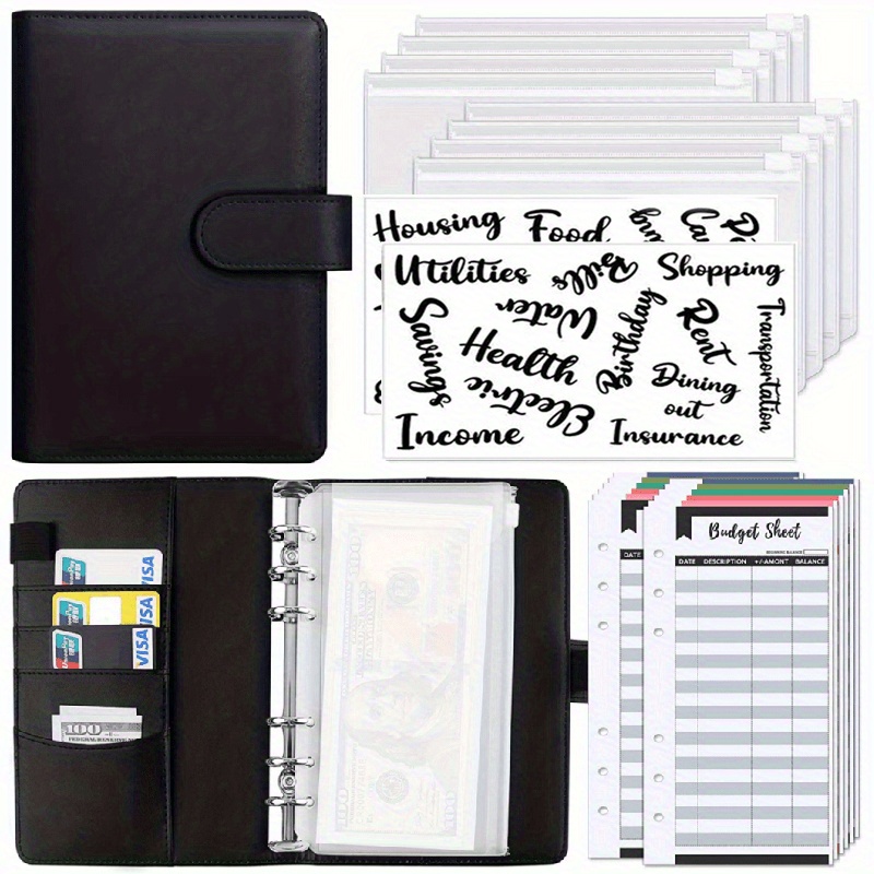 Budget Planner Budget Binder Budget Notebook Zipper - Temu