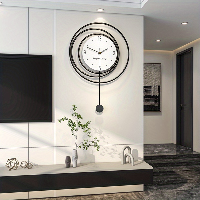 1pc Reloj Pared, Reloj Pared Creativo Metal Minimalista Moderno - 37cm  Aproximadamente 14.5 Pulgadas - Reloj Batería Decoración Sala , Cocina,  Dormitorio, Comedor Oficina - Hogar Cocina - Temu Chile