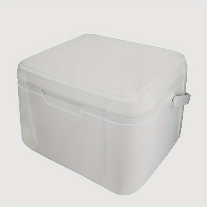 QCLUEU Tragbare Kühlbox, Isolierte Kühlbox für Eisgetränke, Lebensmittel,  Isolations-Aufbewahrungsbox für Picknick Camping Strandreisen