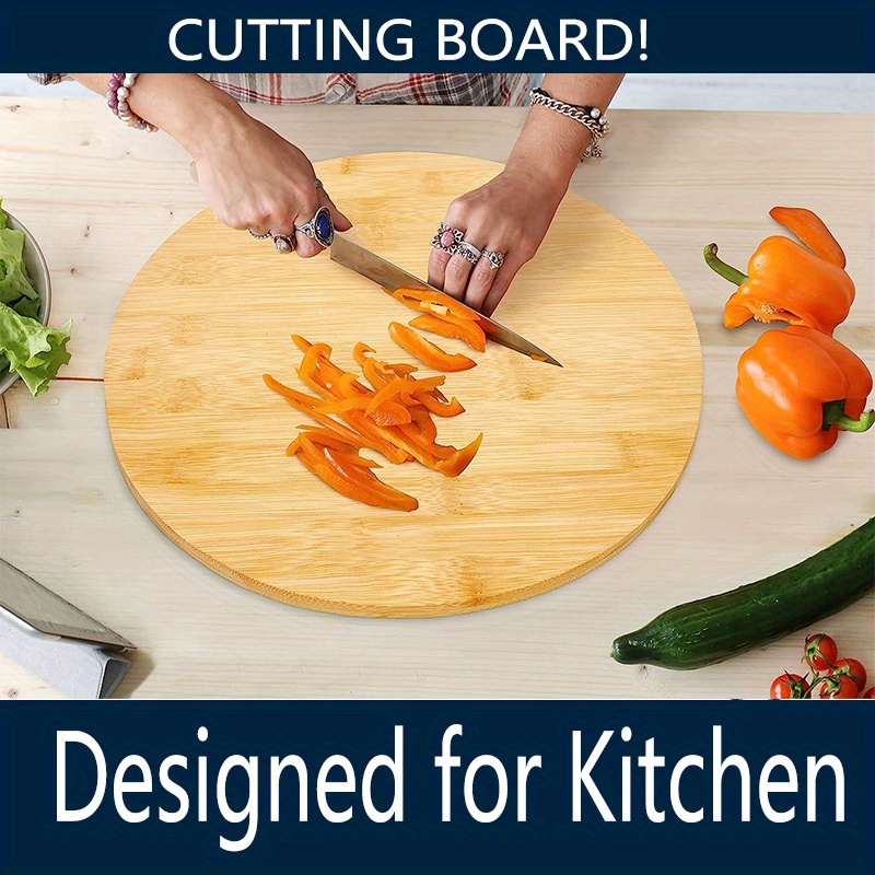 Bamboo Round Kitchen Cutting Board