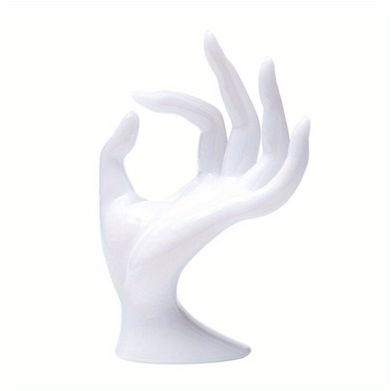 1pc Ok Gesture Shaped Jewelry Display Stand For Rings, & Bangles