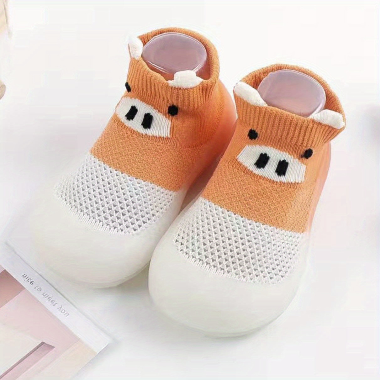 2023 New Born Baby Socks with Rubber Soles Infant Baby Girls Boys Shoes  Spring Autumn Baby Floor Socks Anti Slip Soft Sole Sock