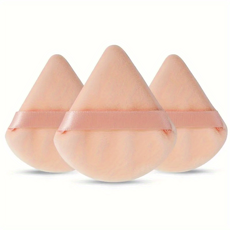 triangular high density flocking powder puff short velvet Poland