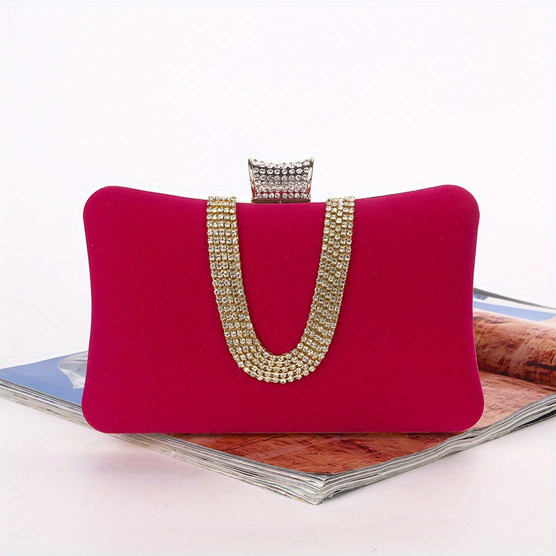 Cartera de Fiesta en Color Rojo. Producto español