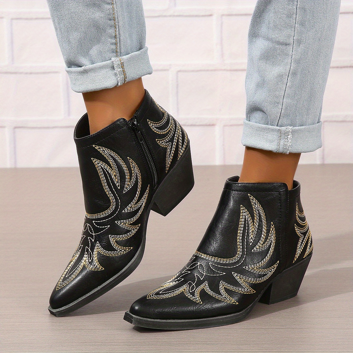 Long pointy cowboy on sale boots