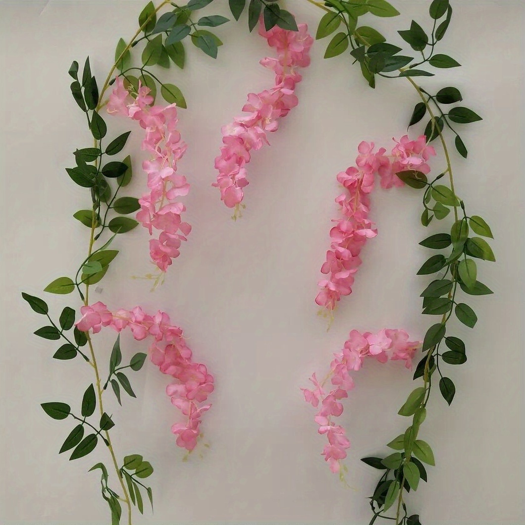 Artificial Flower Vines Realistic Silk Hanging Flowers for 