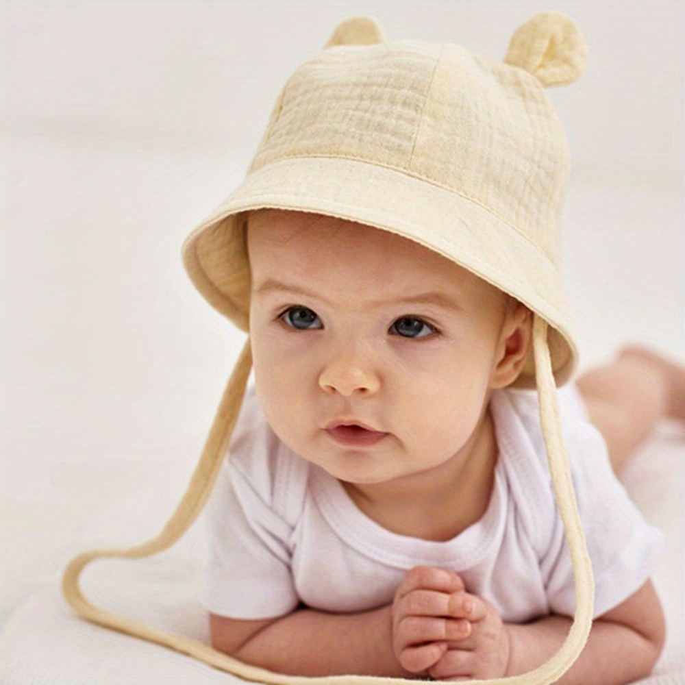 Infant Cute Sun Hat Sunscreen Outdoor Printed Panama Hat - Temu