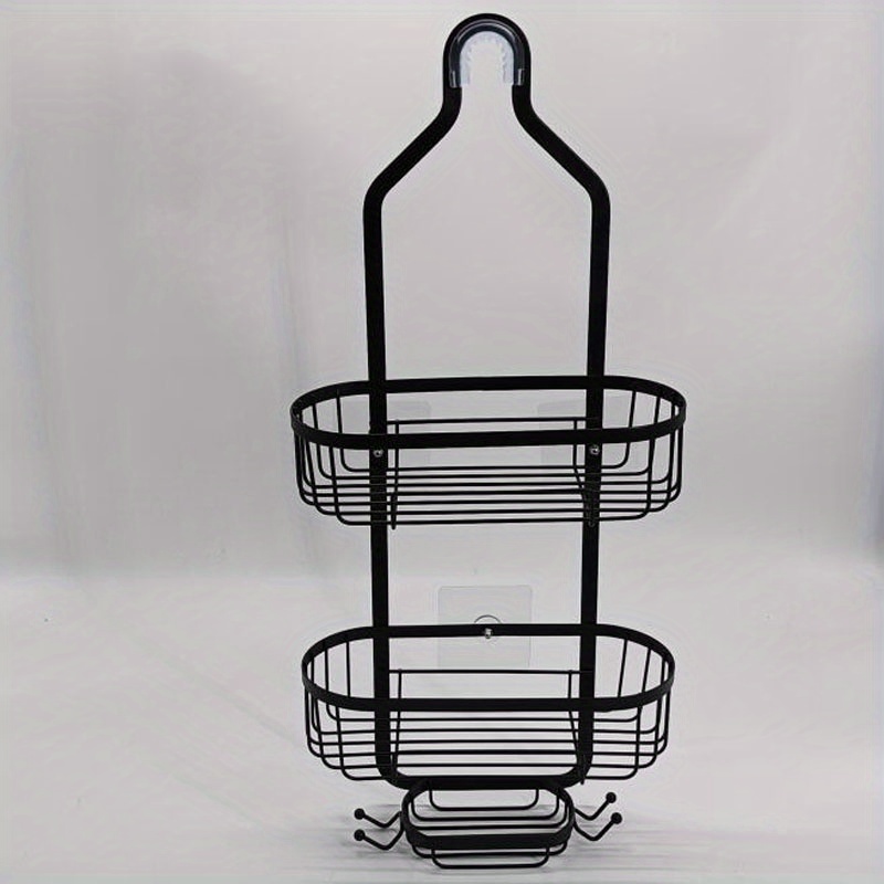 Rustproof And Waterproof Shower Caddy With Soap Holder And 4 - Temu