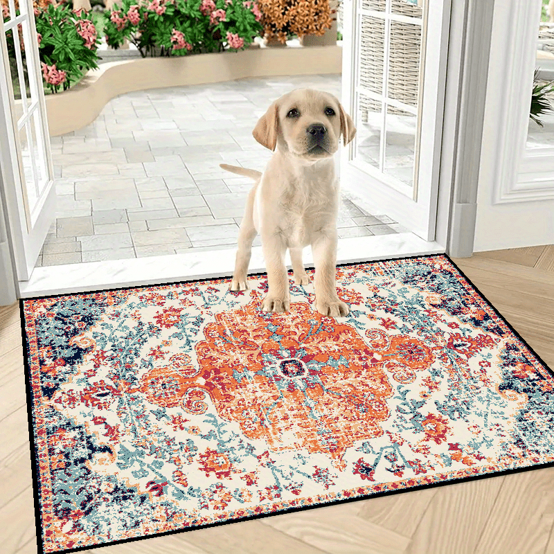 Boho Doormat, Non-slip Floor Rug Mat, Outdoor Indoor Entrance Mat