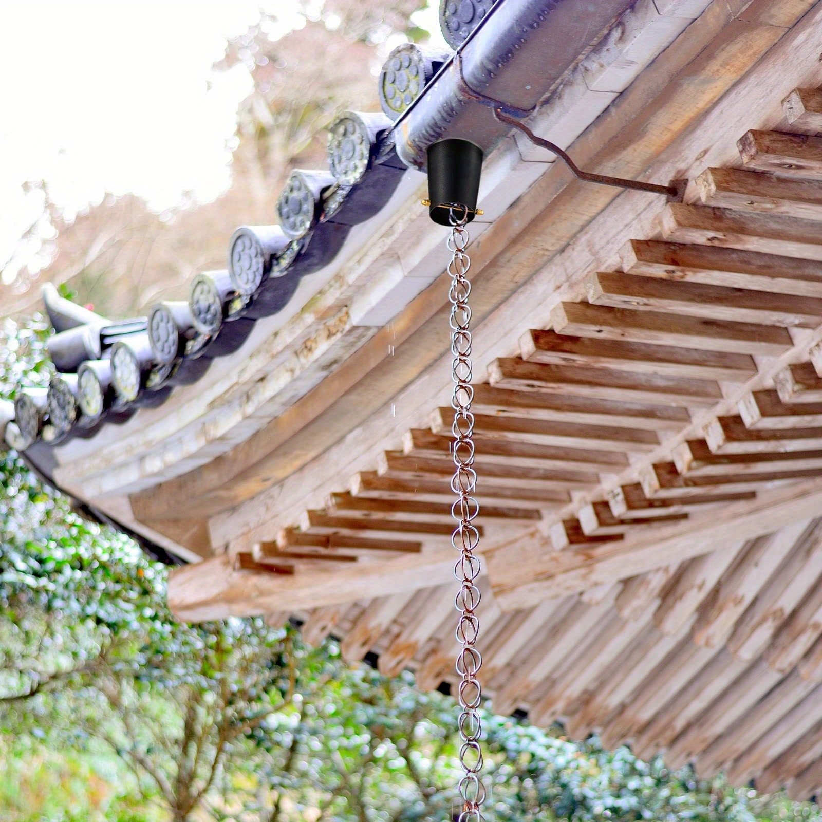 Rain Chain Gutter Adapter Aluminum Rain Chains Extension Temu