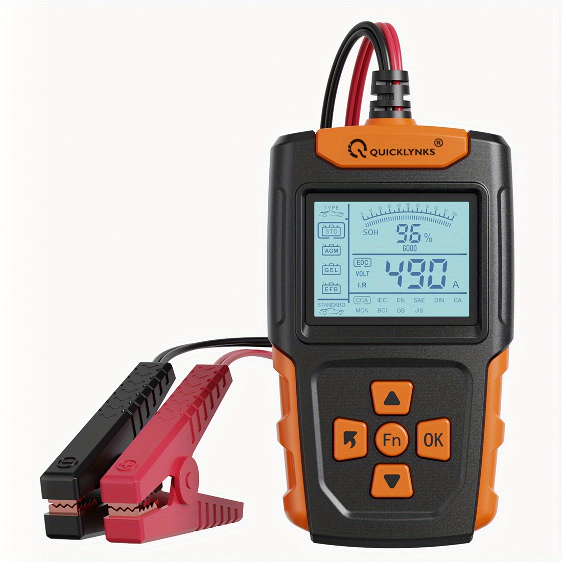 Testeur de batterie 12V + Testeur de système de charge et de démarrage 12V/24V  Testeur de diagnostic - TSI Supercool