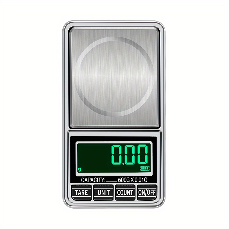  Smart Weigh Digital Pocket Gram Scale, 600g x 0.1g Digital Gram  Scale, Jewelry Scale, Food Scale, Medicine Scale, Kitchen Scale Black,  Battery Included : Digital Kitchen Scales : Office Products