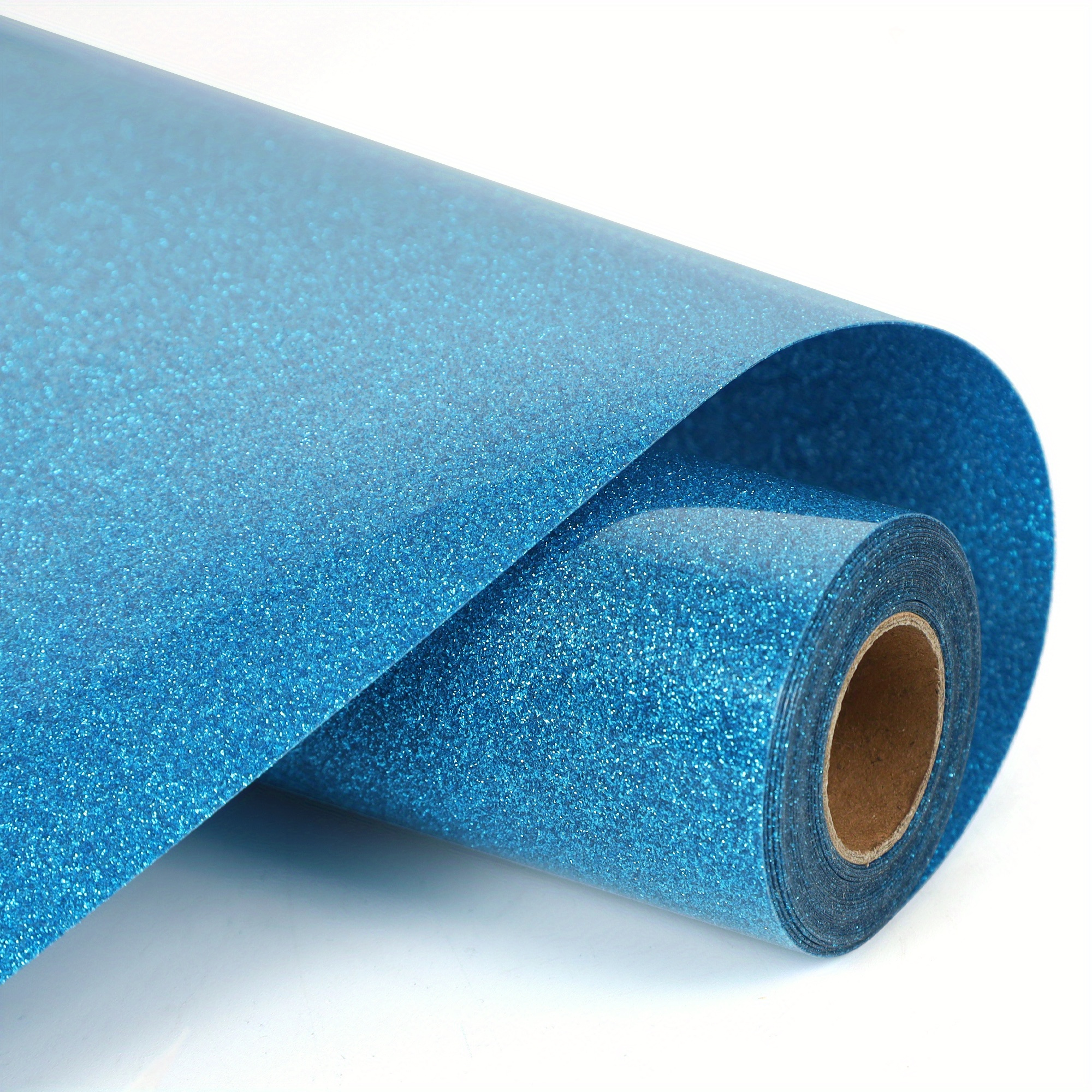 Steel Blue Glitter Vinyl Sheet/Roll HTV