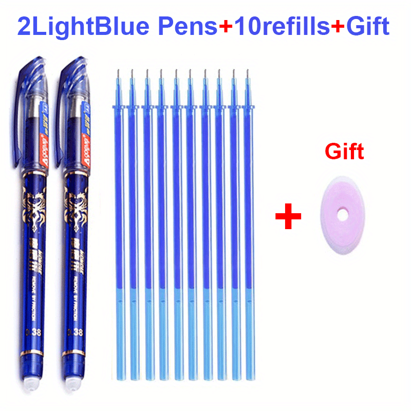 Large Capacity Erasable Gel Pen Set With Pen Refill Magic - Temu